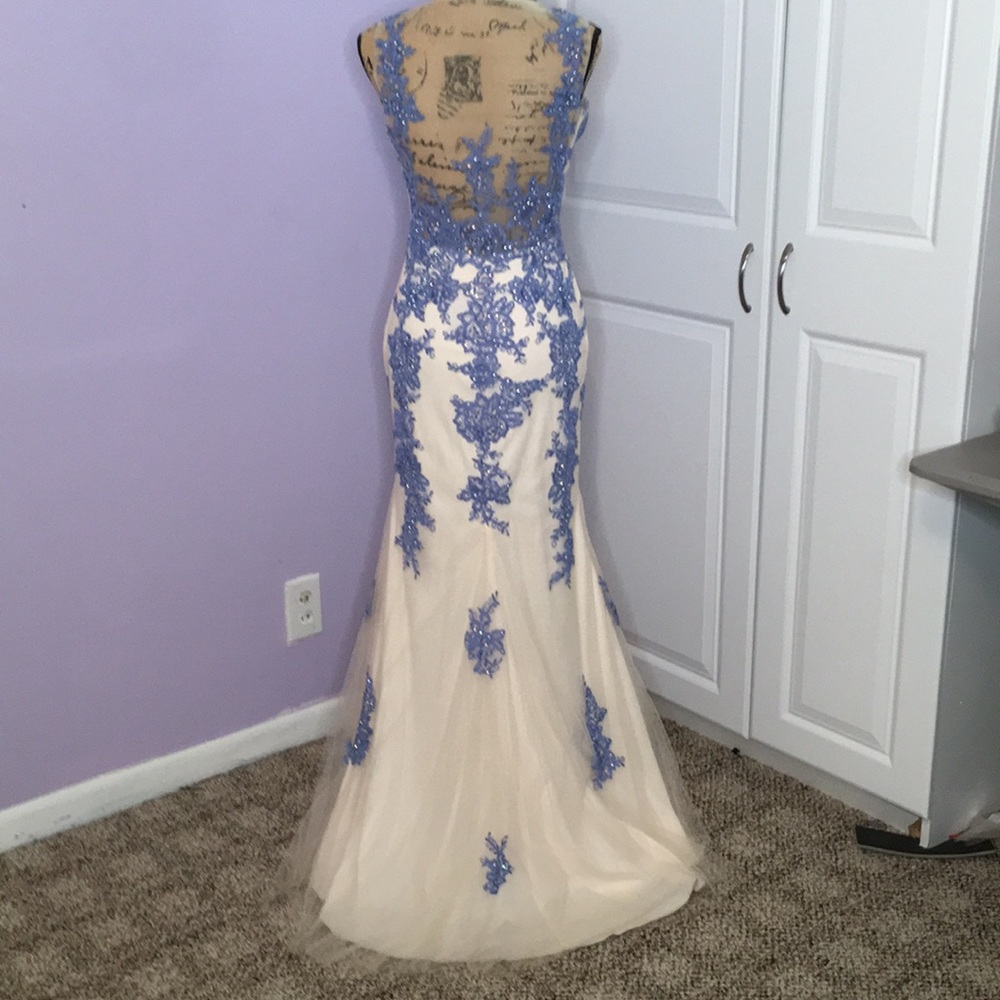 Gorgeous formal prom mardi gras dress - Picture 2 of 3
